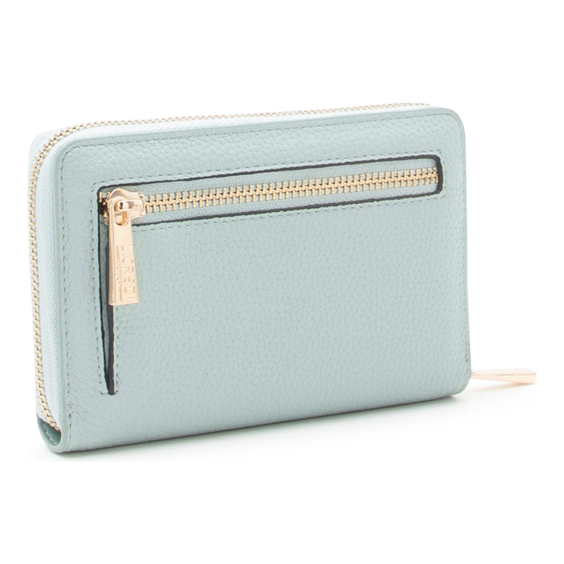 Porte-monnaies 'Perla' L.CREDI en bleu