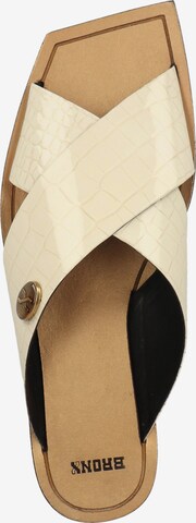 Mule BRONX en beige