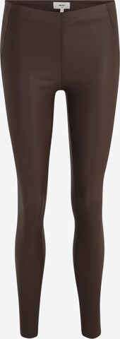 Skinny Leggings 'BELLE' OBJECT Petite en marron : devant