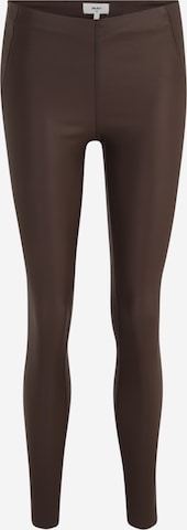 Leggings 'BELLE' di OBJECT Petite in marrone: frontale