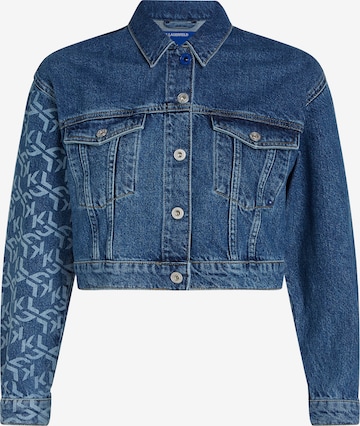 KARL LAGERFELD JEANS Tussenjas in Blauw: voorkant