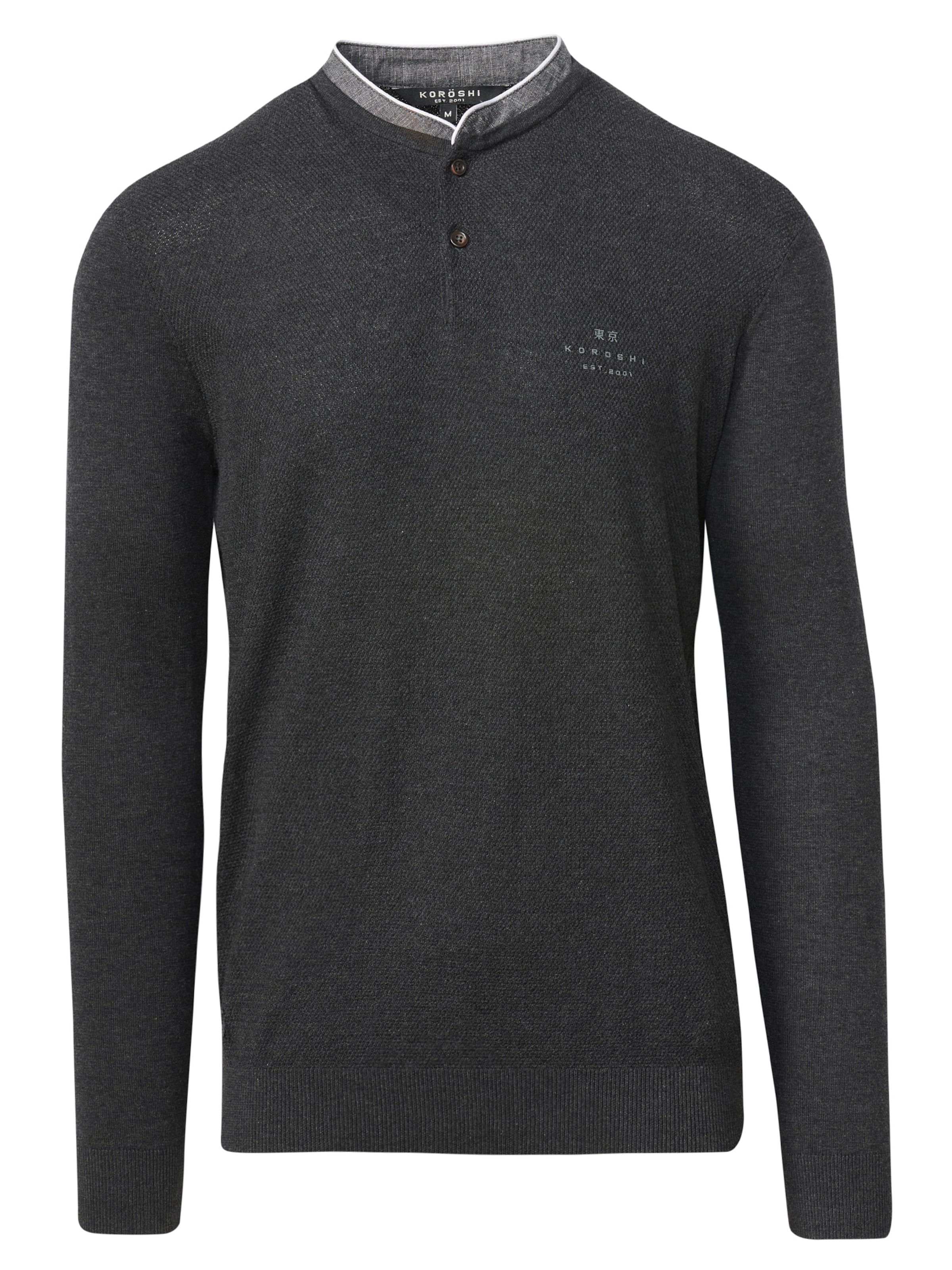 KOROSHI - Camiseta en gris: frente