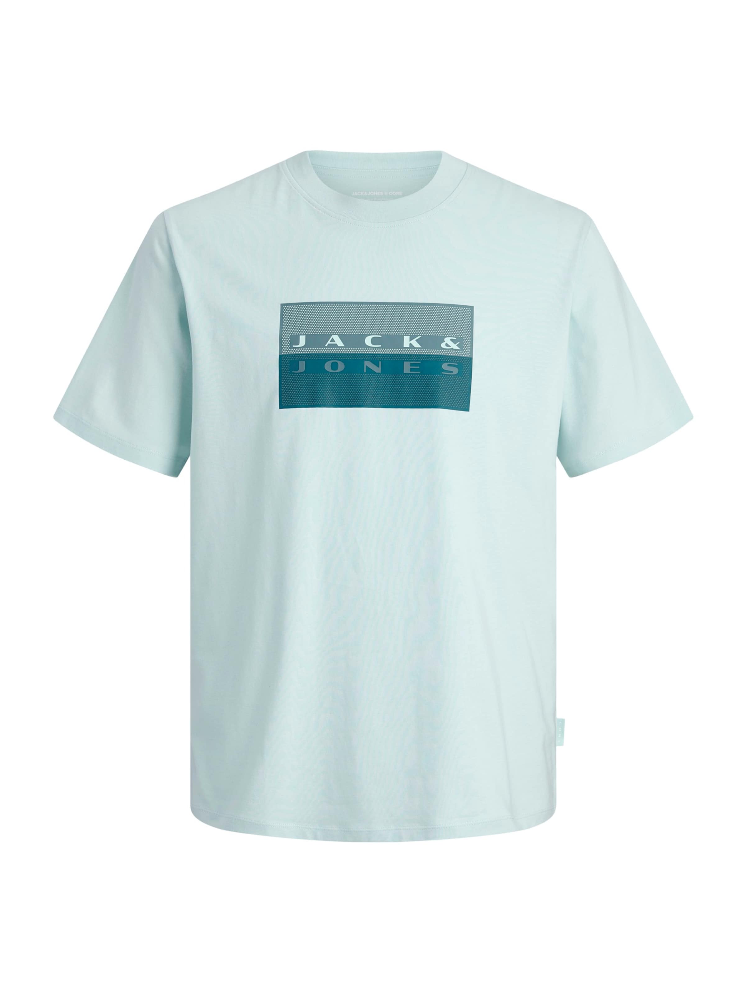 Jack & Jones Junior Shirt 'JCOFUSION DOTS' in Green: front