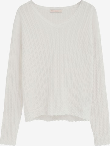 Polo Club Pullover 'AZUCENA' in Weiß: Vorderseite