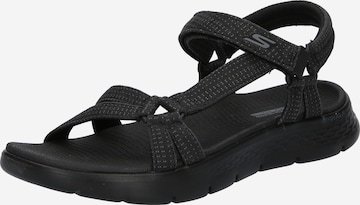 SKECHERS Sandaalit 'Go Walk Flex - Sublime - X' värissä musta: etupuoli
