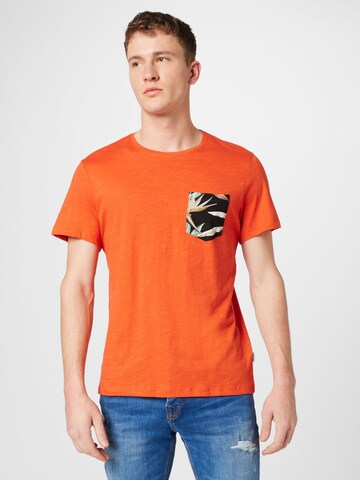 BLEND Tričko – oranžová: přední strana