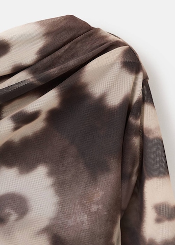 MANGO Kleid 'Amaia' in Braun