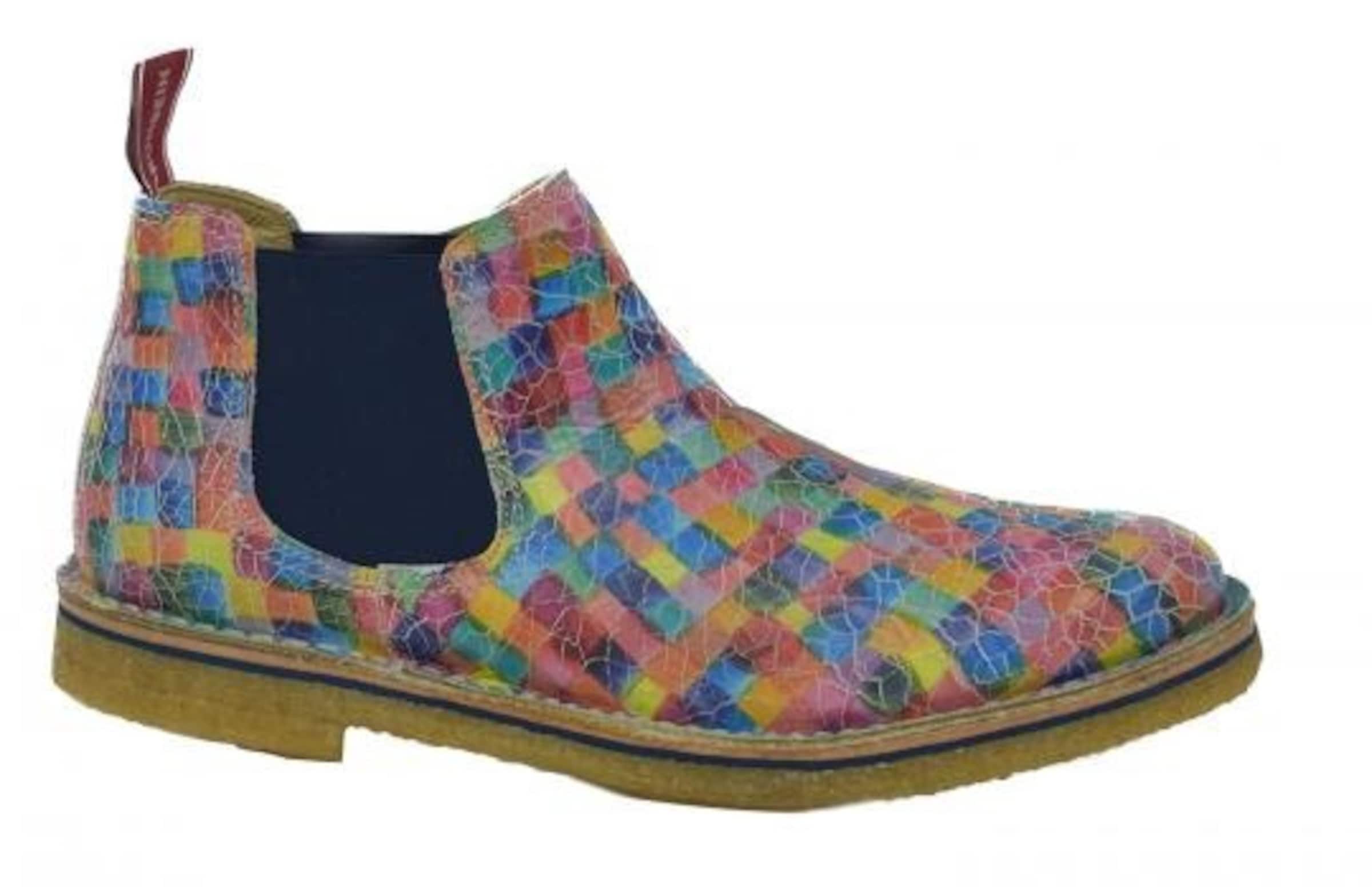 Grünbein Chelsea Boots in Pink