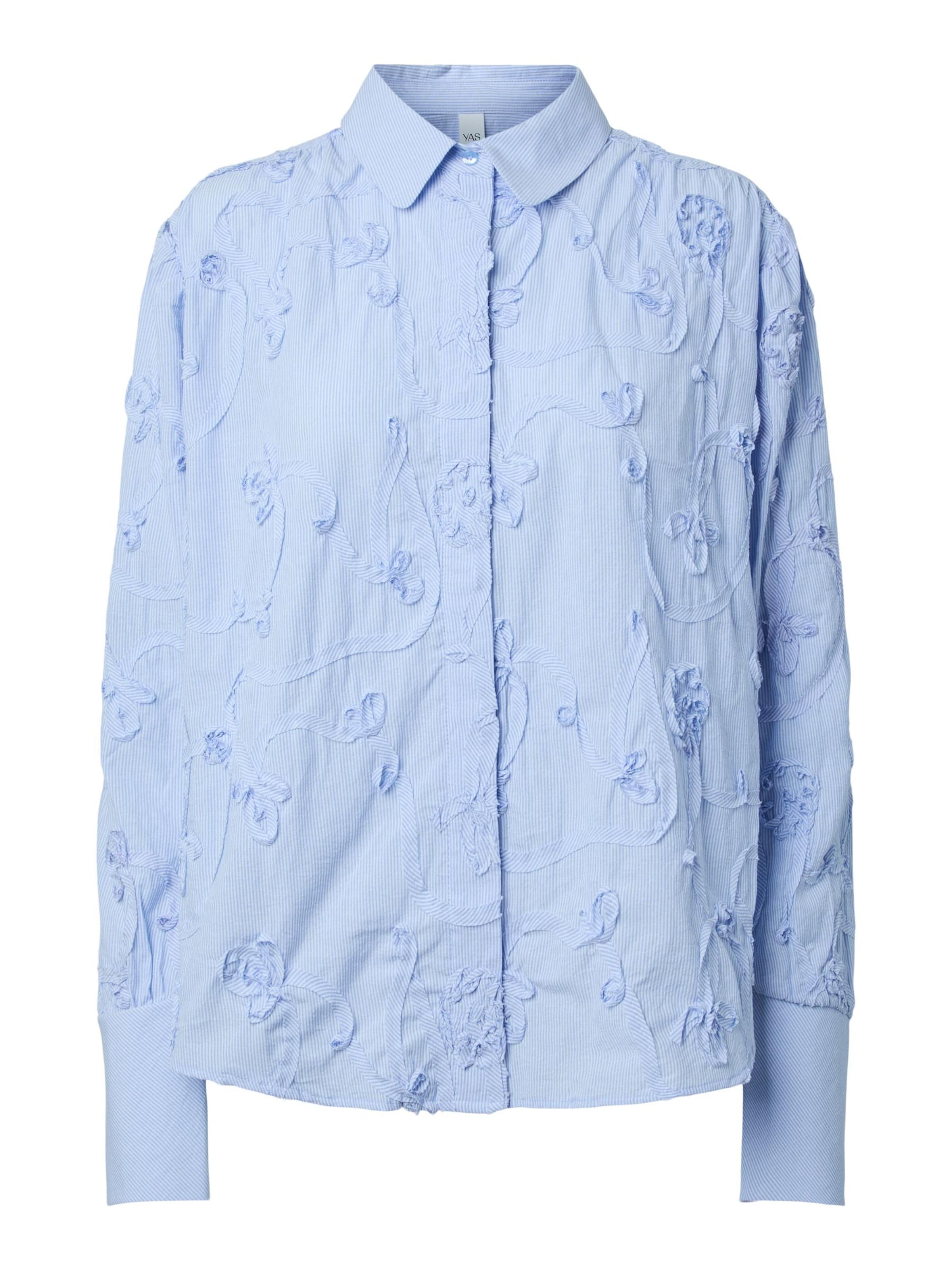 YAS YASJOSE Hemd in M in blau, Produktansicht