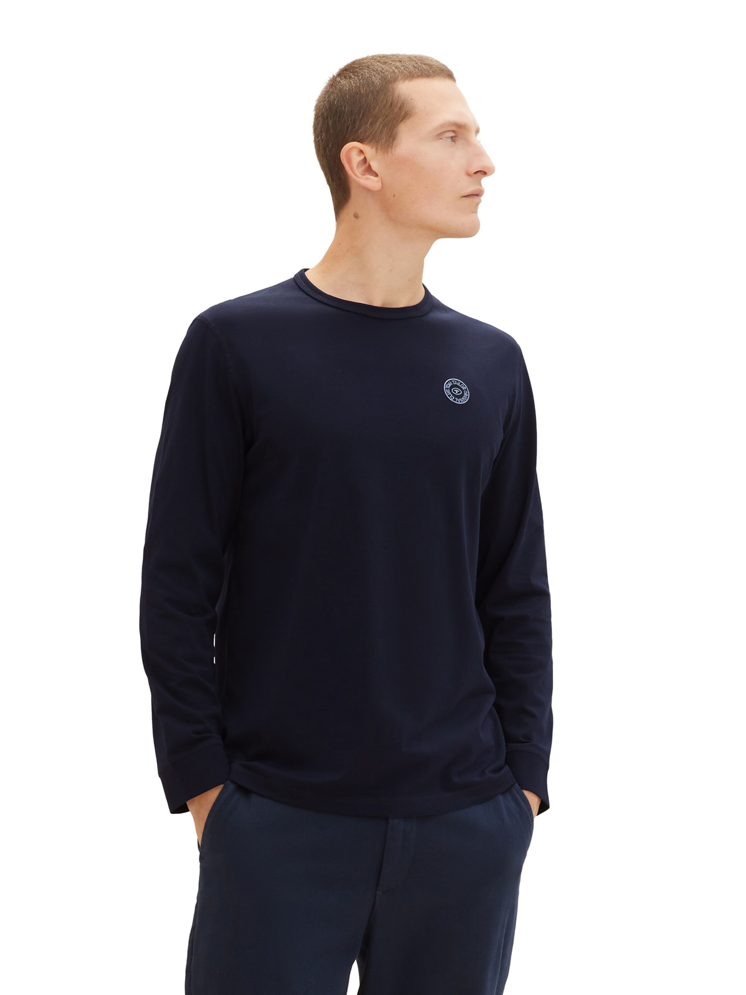 T-Shirt TOM TAILOR en bleu : devant