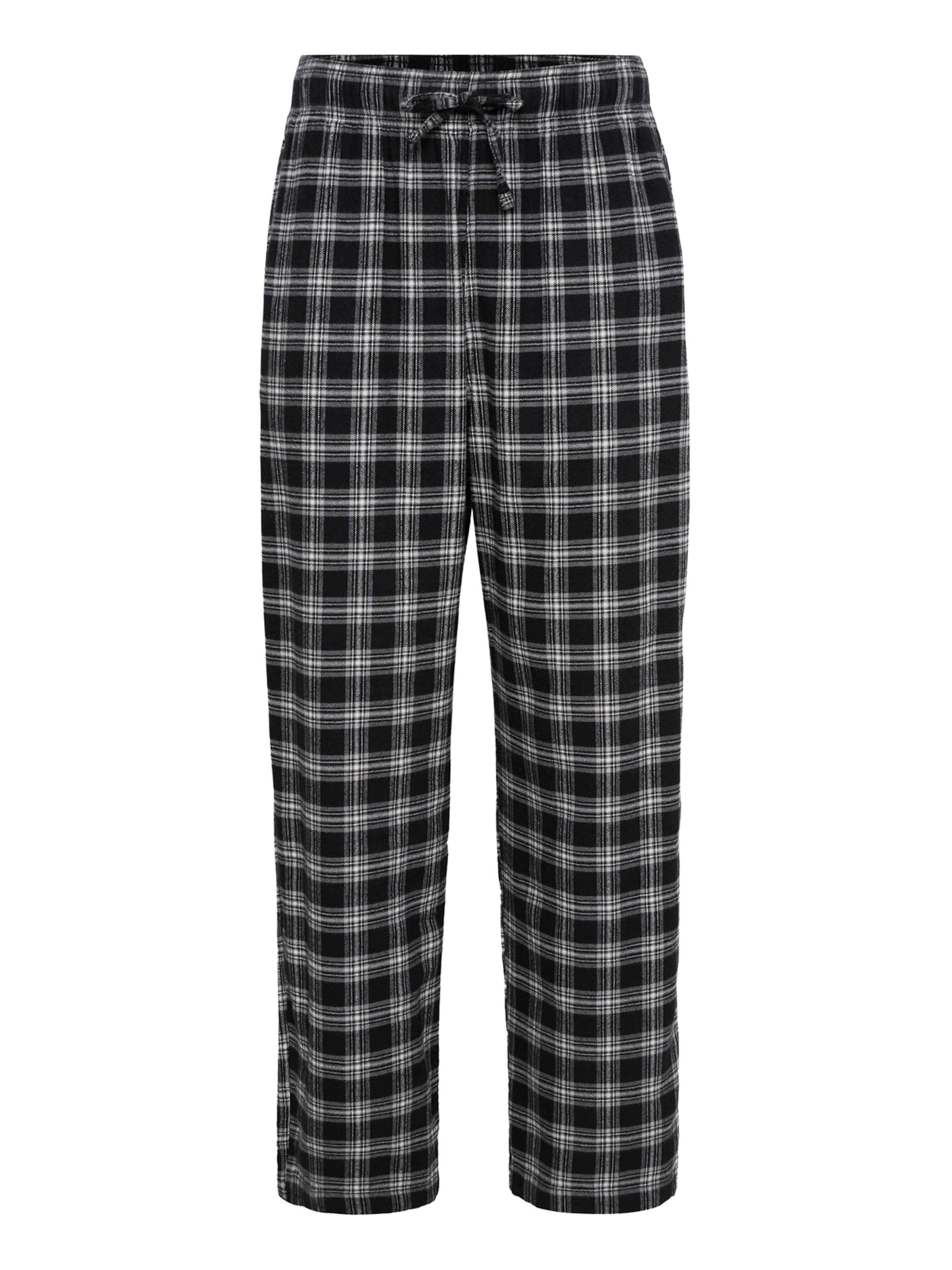 HOLLISTER Pyjamasbukser i sort: forside