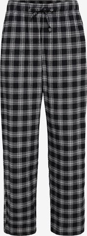 HOLLISTER Pyjamahousut värissä musta: etupuoli