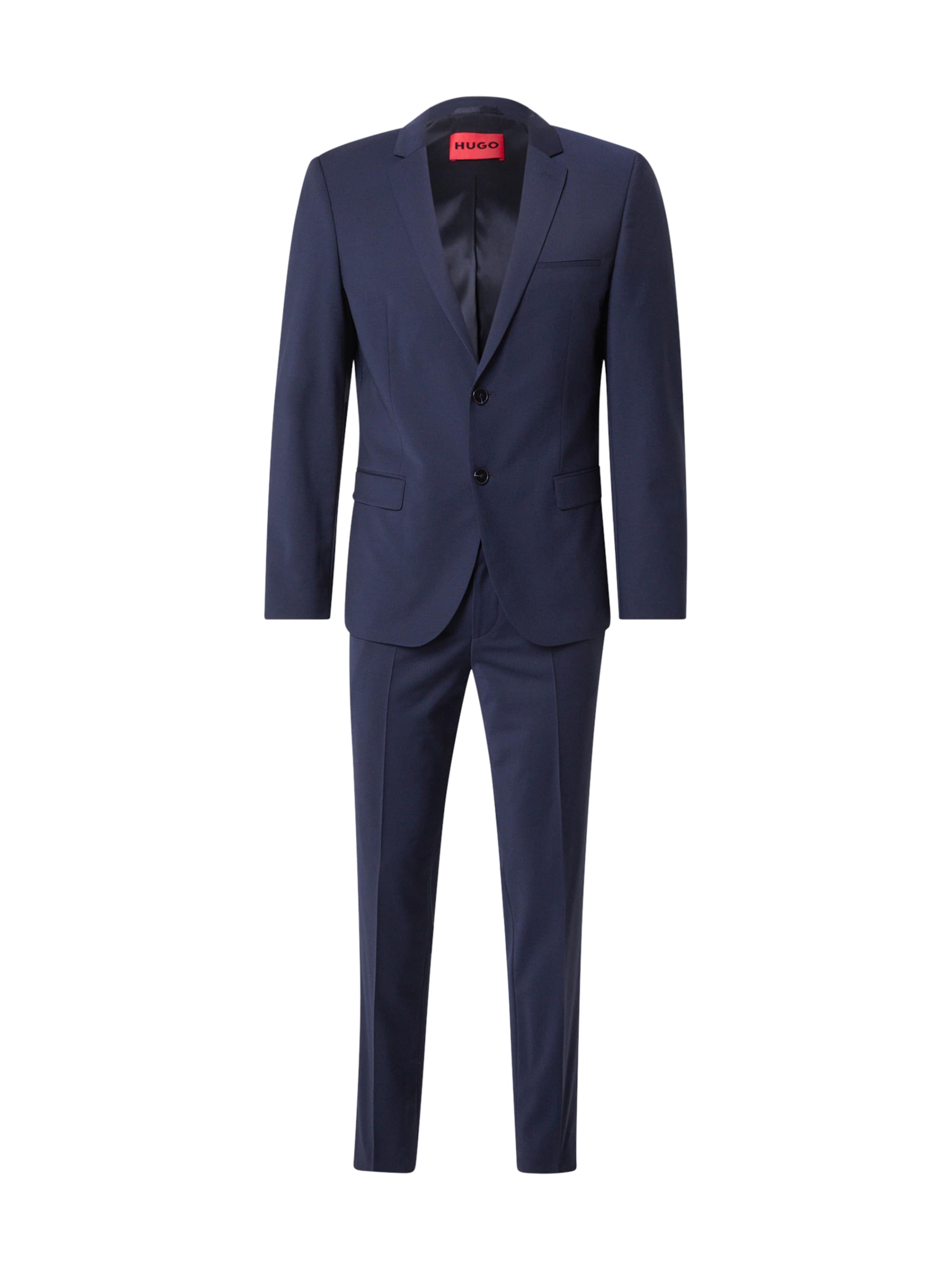 HUGO Slim fit Suit 'Arti/Hesten212X' in Blue: front
