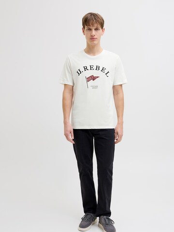 JJ Rebel Shirt 'JREBPREPPY' in White