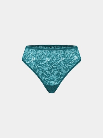 Erlich Textil - Tanga 'Iconic Lace' em azul