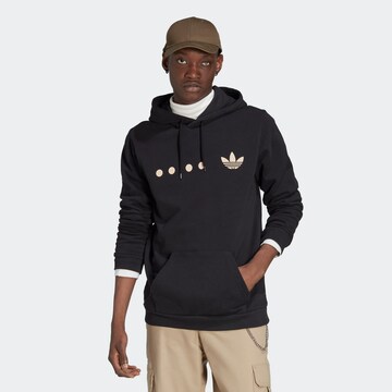 ADIDAS ORIGINALS Sweatshirt 'Reclaim Logo' i svart: framsida