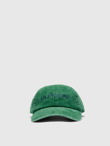 Cappello da baseball di SELECTED in verde: frontale