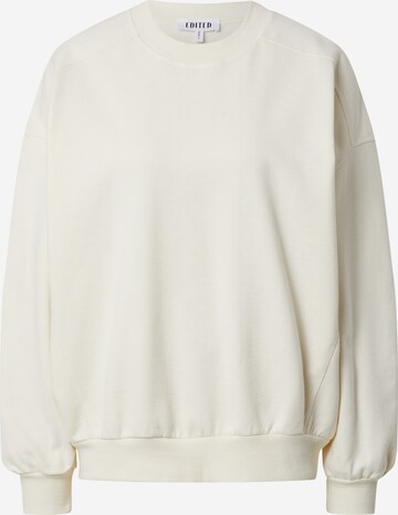 EDITED Sweatshirt 'Lana' in Geel: voorkant