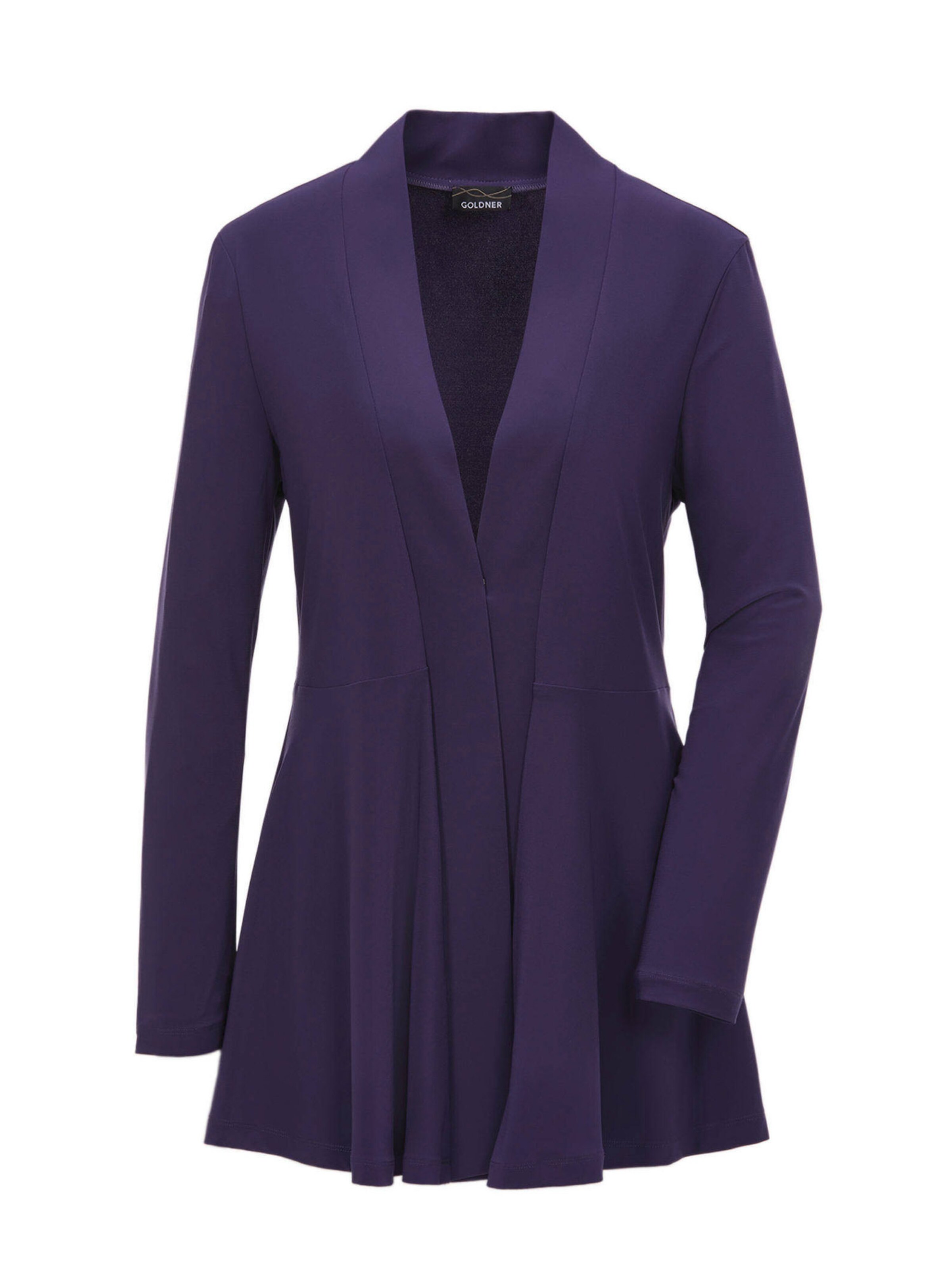 Goldner Blazer in Lila: Vorderseite