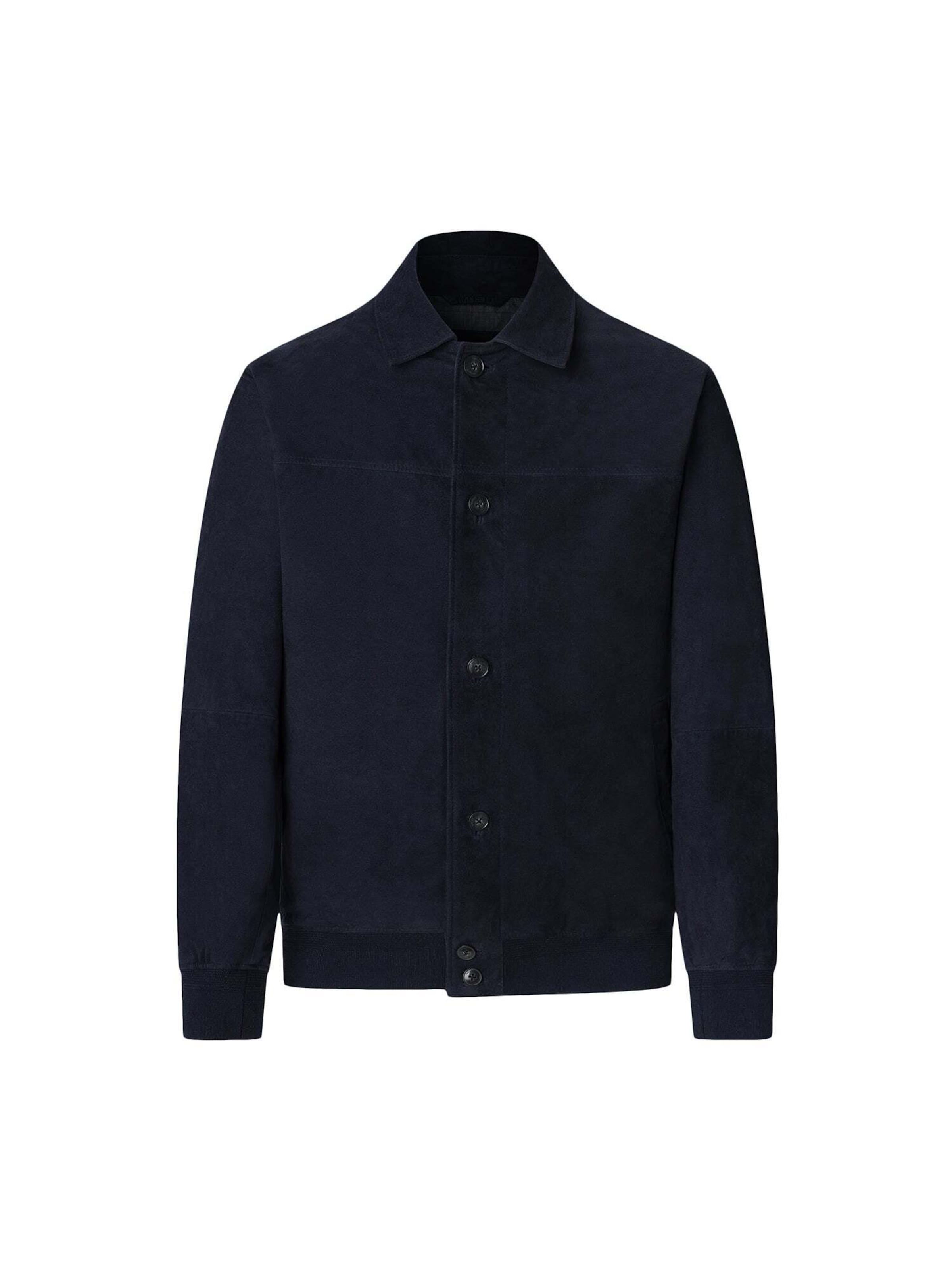 Hackett London Tussenjas in de kleur Nachtblauw, Productweergave