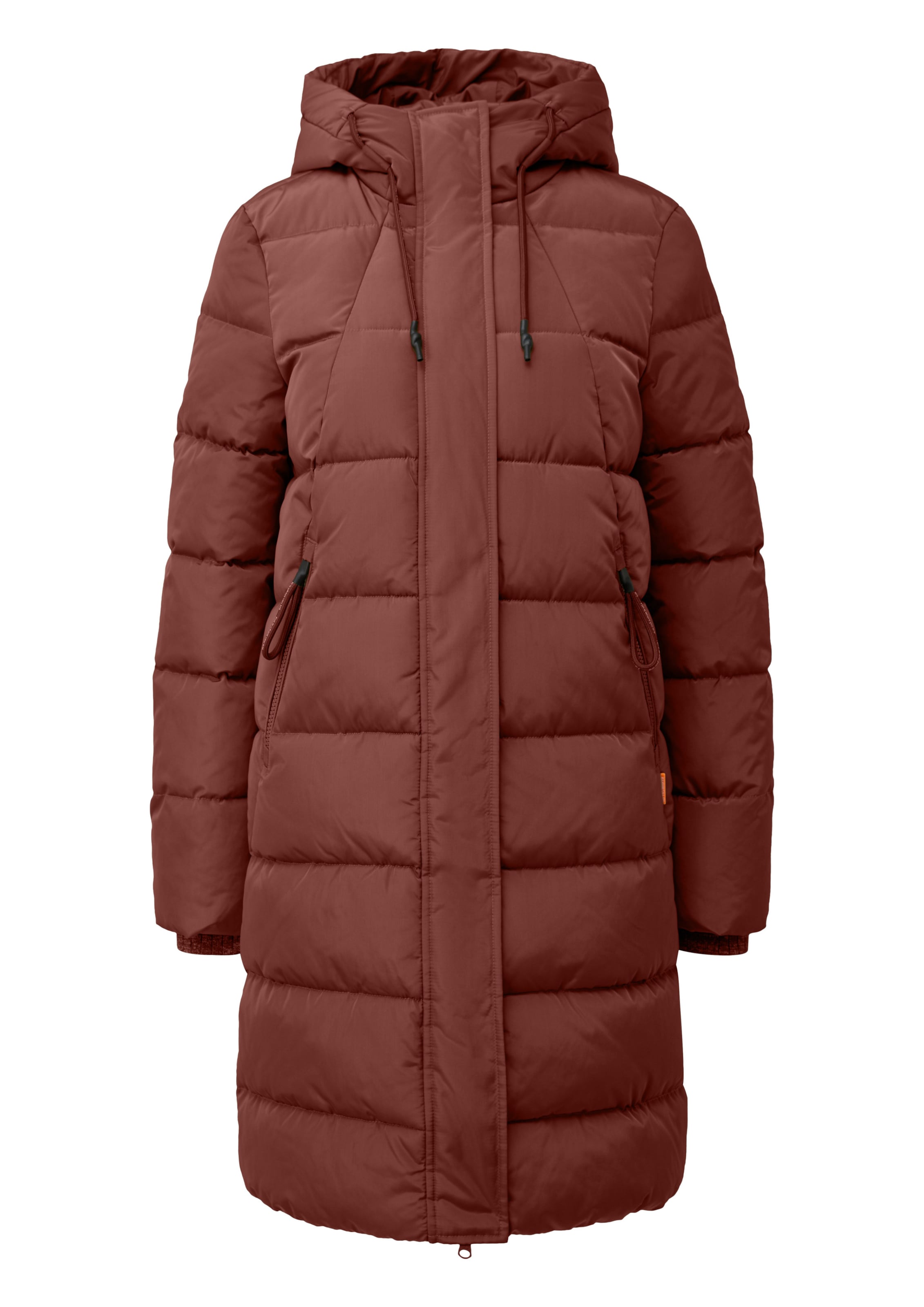 Manteau d’hiver QS en rouge : devant
