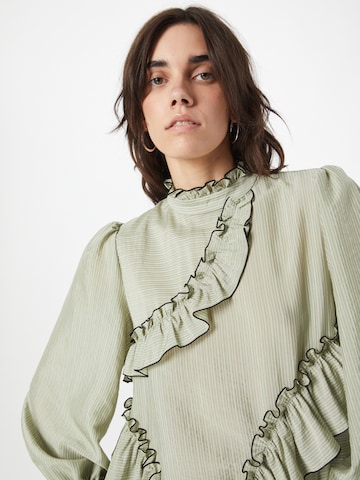 Hofmann Copenhagen Blouse 'BABETTE' in Groen