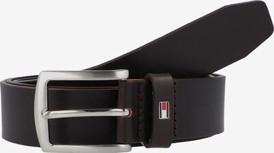 TOMMY HILFIGER Cinturón 'New Denton' en navy / marrón oscuro / rojo / blanco, Vista del producto
