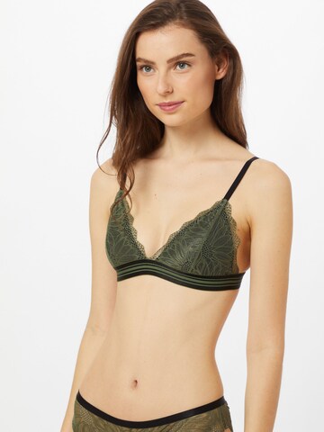 BeckSöndergaard Triangle Bra 'Florinia' in Green: front