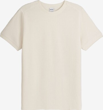 T-Shirt Bershka en blanc : devant