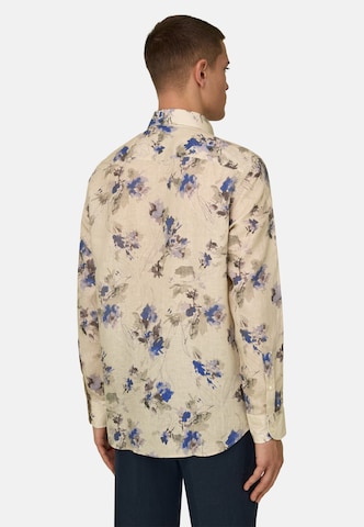 Boggi Milano Regular fit Button Up Shirt in Beige