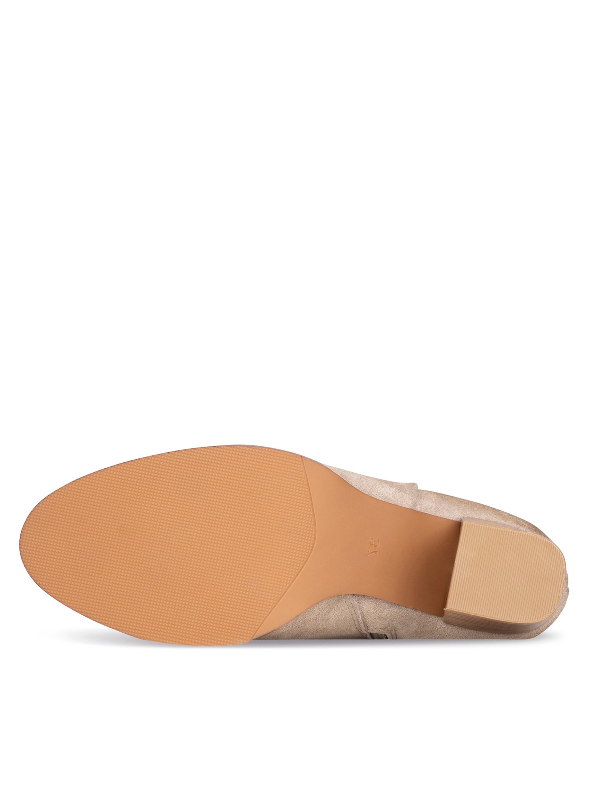 PS Poelman Boots 'Fleur' in Beige