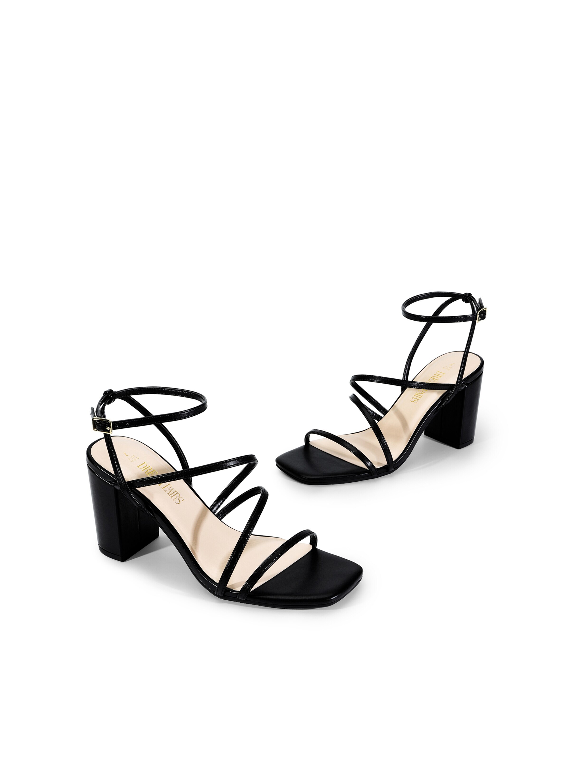 Dream Pairs Strap Sandals in Black