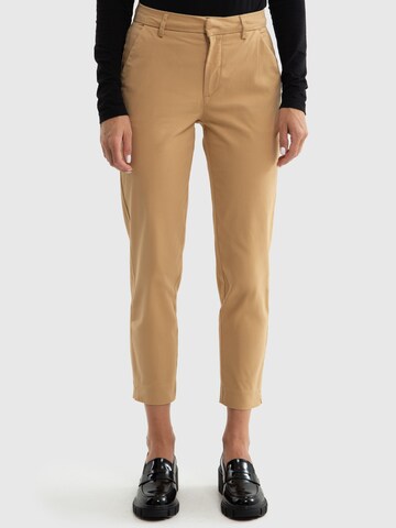 Slimfit Pantaloni chino ' DANAI ' di BIG STAR in beige: frontale