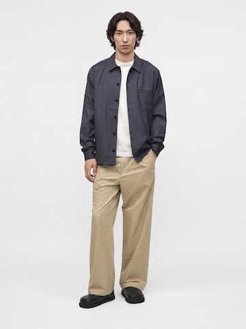 Samsøe Samsøe Loose fit Pleat-Front Pants 'Valentin' in Beige
