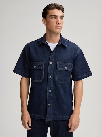 JOOP! Jeans Regular fit Button Up Shirt 'Jarno' in Blue: front