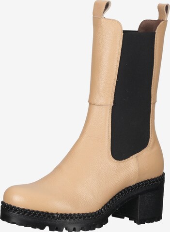 Wonders Chelsea Boots in Beige: front