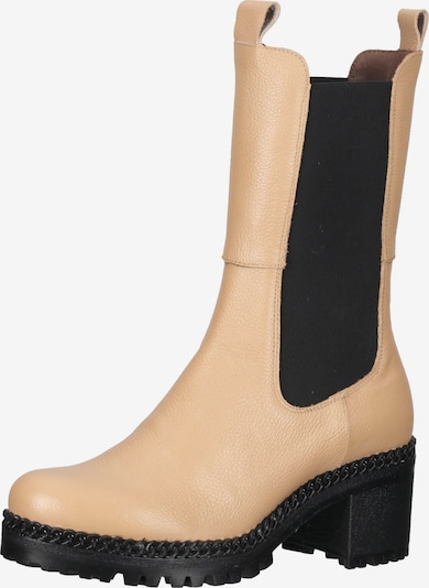 Wonders Chelsea Boots in beige / schwarz, Produktansicht