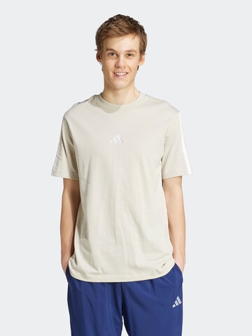 ADIDAS SPORTSWEAR Funktionstopp 'Essentials 3' i beige: framsida