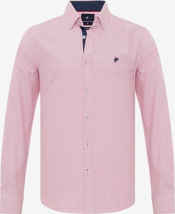 DENIM CULTURE Button Up Shirt ' LUIZ ' in Pink: front