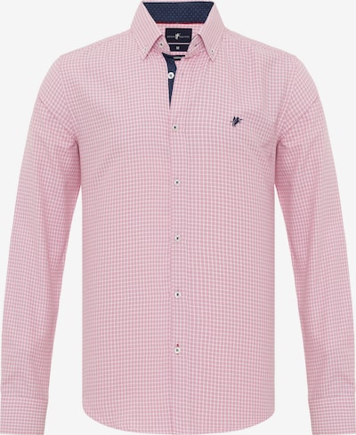 DENIM CULTURE Hemd ' LUIZ ' in navy / pink / weiß, Produktansicht