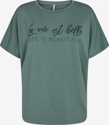 Soyaconcept - Camiseta 'BANU' en verde: frente