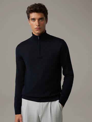 Pull-over 'Marek' STRELLSON en bleu : devant