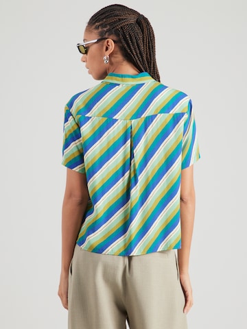 King Louie Blúzka 'Evelina' - Modrá