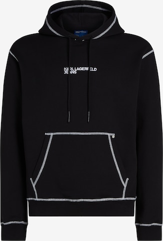 KARL LAGERFELD JEANS Sweatshirt in Zwart: voorkant