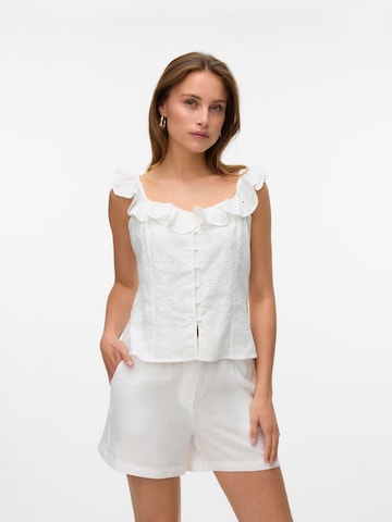VERO MODA Top 'VMBea' in Wit: voorkant