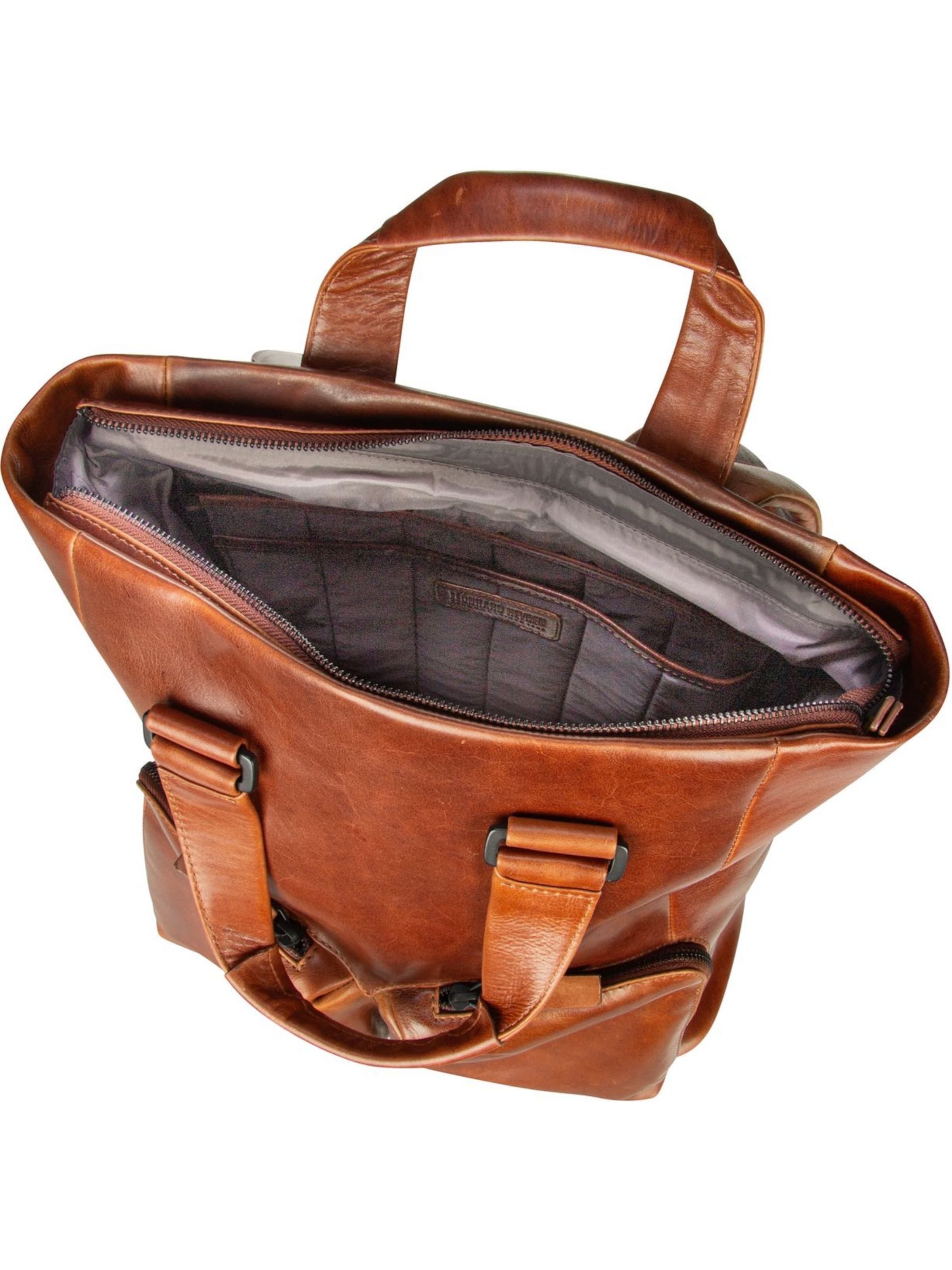 LEONHARD HEYDEN Rucksack 'Porto' in Braun