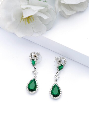 AVANT-GARDE PARIS Ohrringe 'Katarinala' in Grün