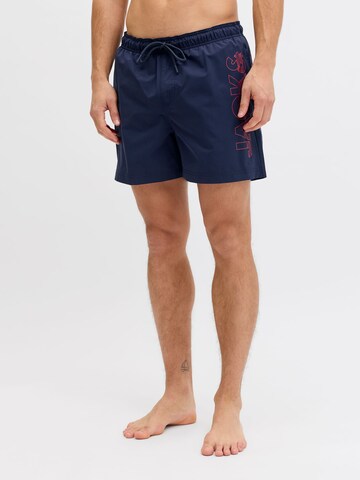 mėlyna JACK & JONES Maudymosi trumpikės 'JPSTMaui': priekis
