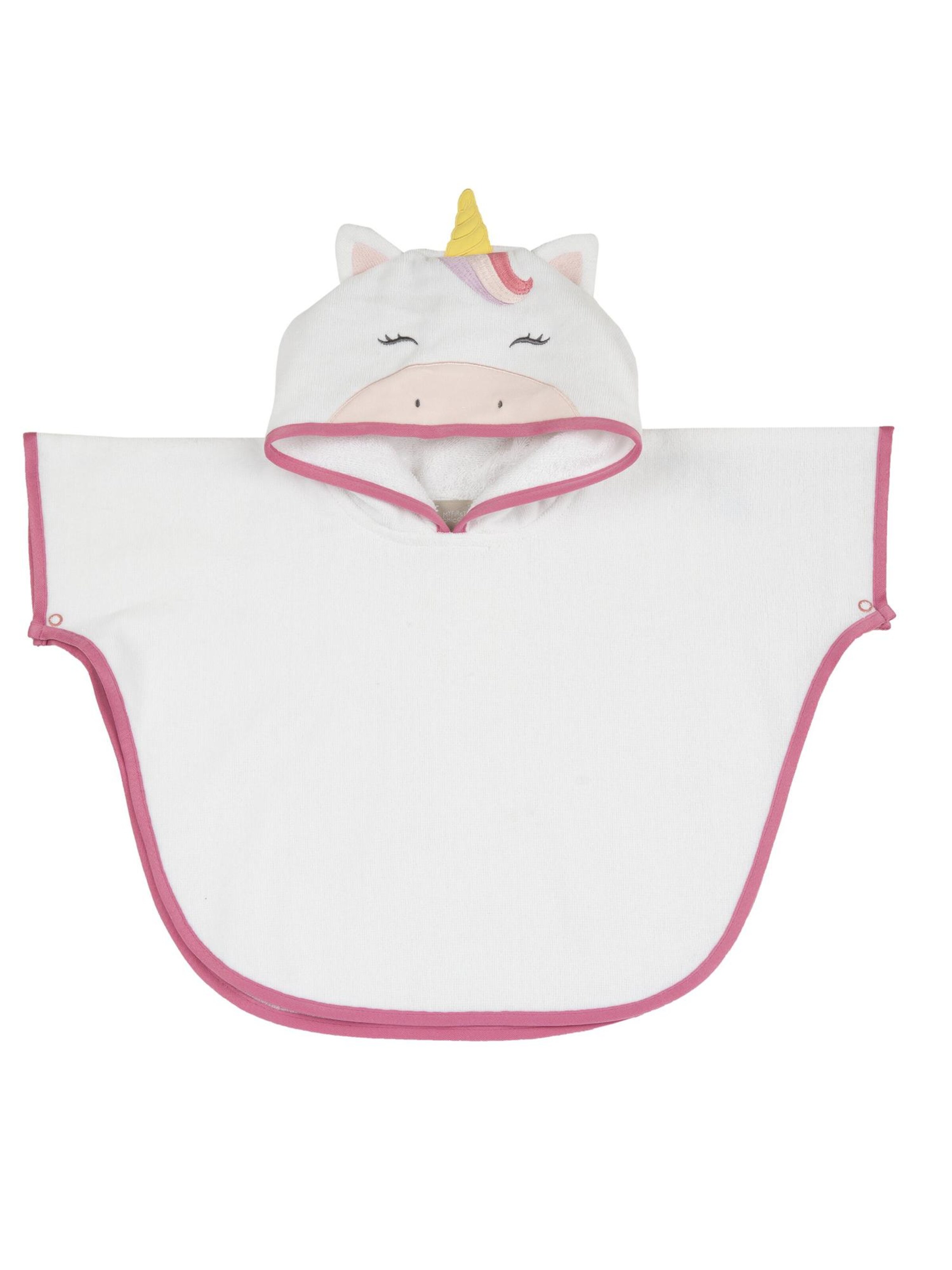 Chicco Fürdőköpeny - fehér: elől