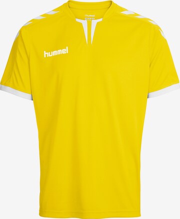 Hummel Functioneel shirt in Geel: voorkant